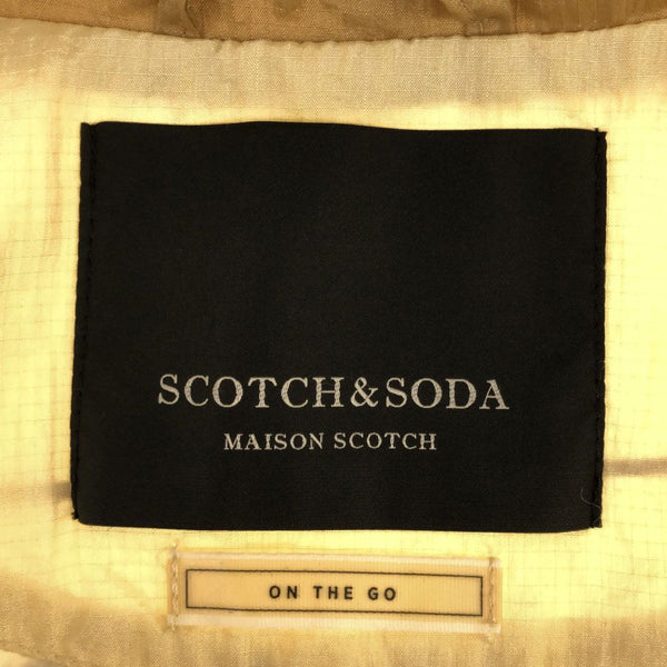 スコッチアンドソーダ 長袖 ナイロンジャケット S ベージュ系 SCOTCH&SODA ジャンパー メンズ