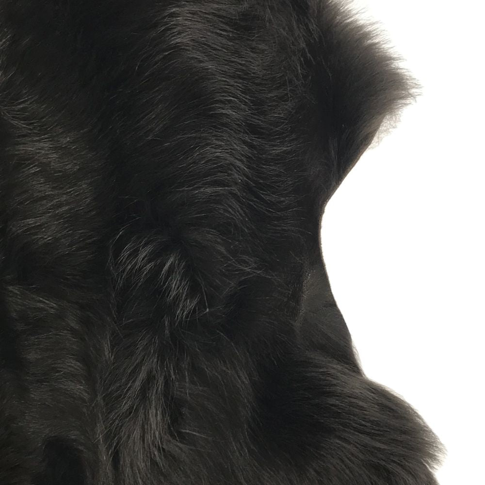 カールドノヒュー イギリス製 ムートン ファーベスト FREE ブラウン KARL DONOGHUE ストール マフラー レディース