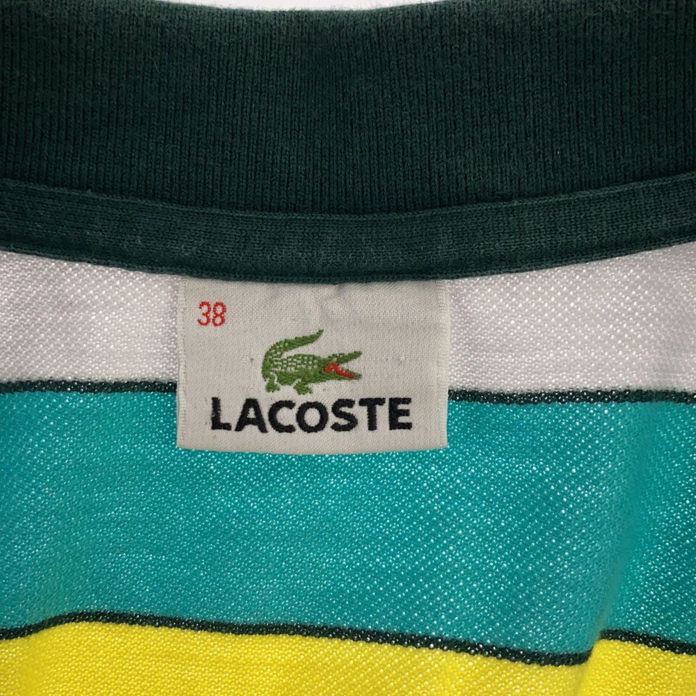 ラコステ 日本製 ノースリーブ ポロシャツ 38 LACOSTE レディース