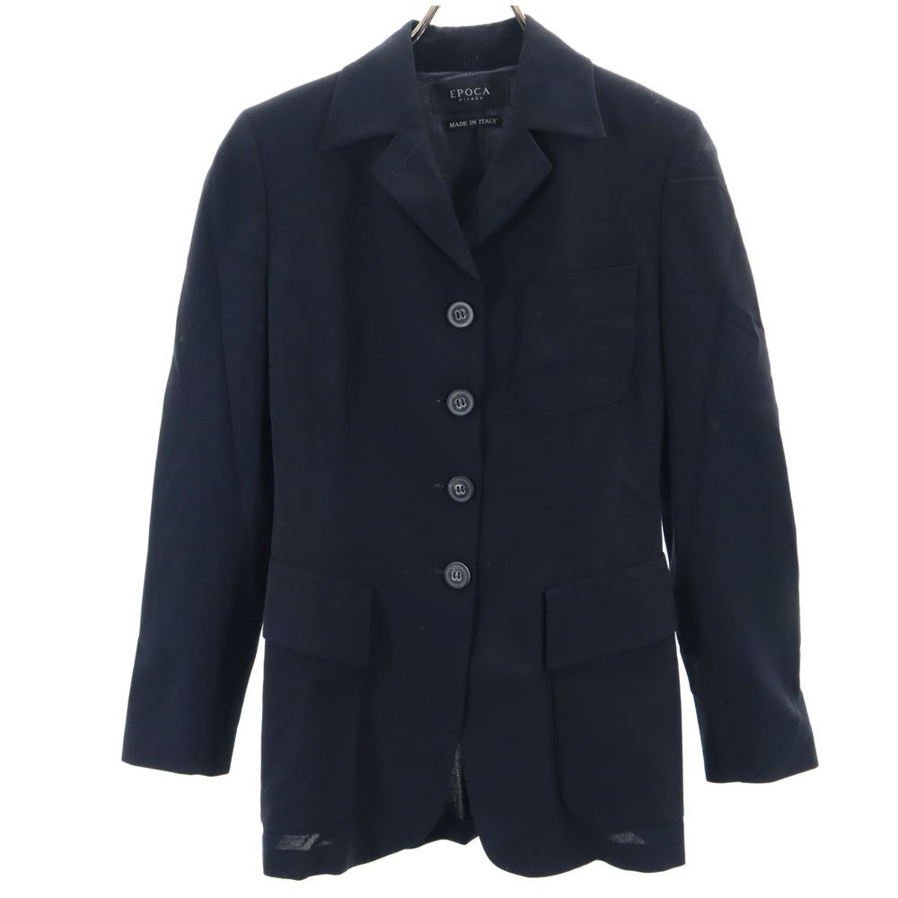EPOCA エポカ イタリア製 長袖 テーラードジャケット ブラック レディース