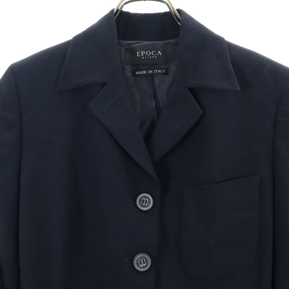 EPOCA エポカ イタリア製 長袖 テーラードジャケット ブラック レディース