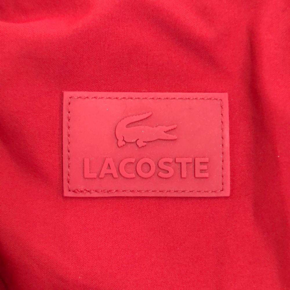 ラコステ ダウンジャケット 40 レッド LACOSTE レディース