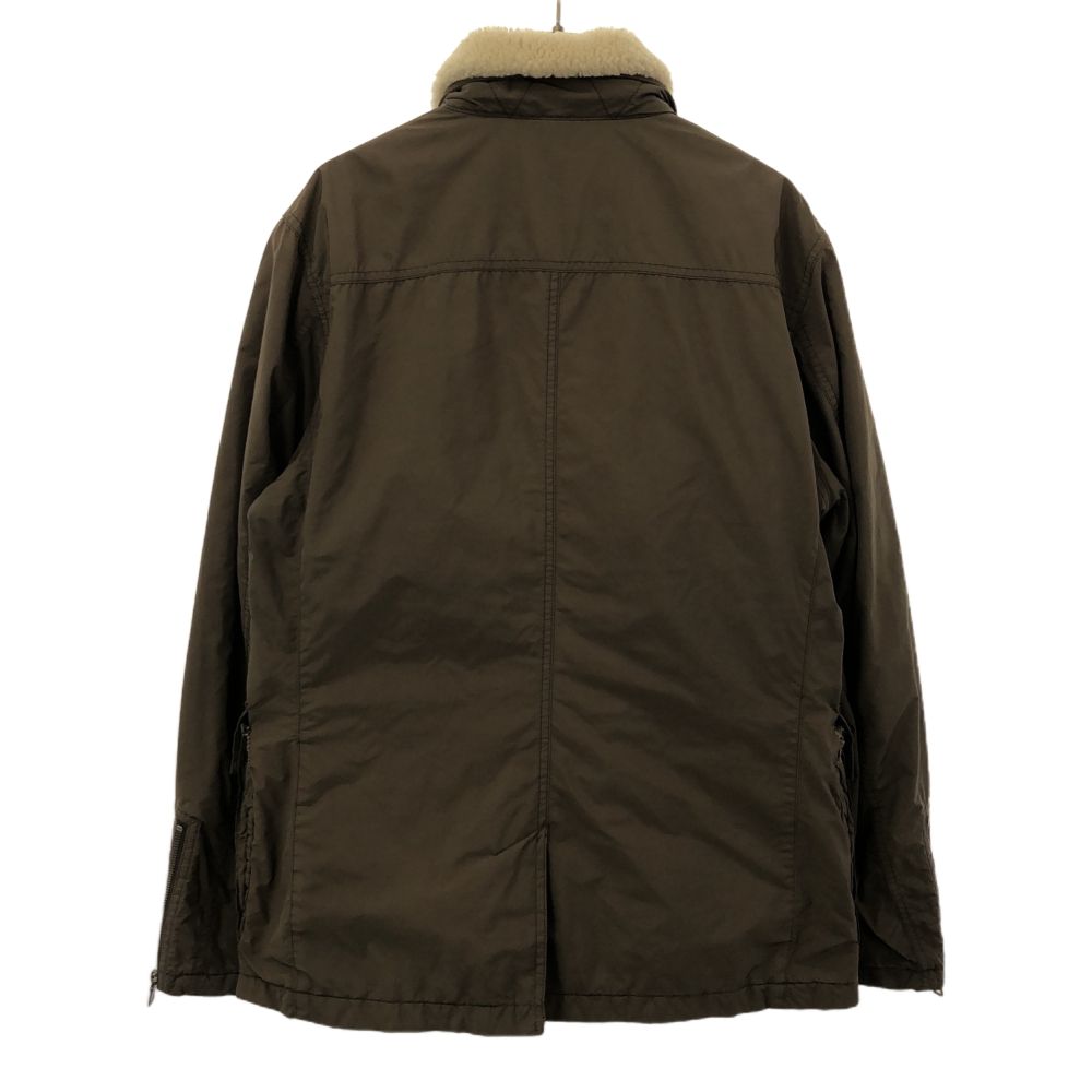 M.I.D.A. ミダ 襟ボア ミリタリージャケット カーキ系 メンズ