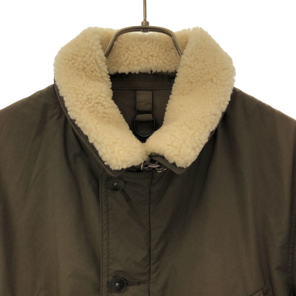 M.I.D.A. ミダ 襟ボア ミリタリージャケット カーキ系 メンズ