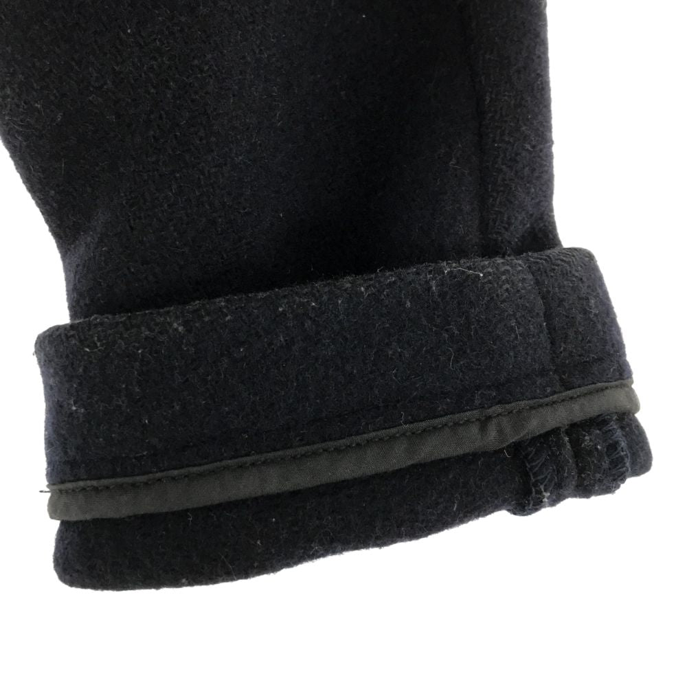 Danton ダントン アーバンリサーチ ドアーズ 別注 ウールモッサー ダブル コート 36 ネイビー くるみボタン URBAN RESEACH DOORS 10th レディース