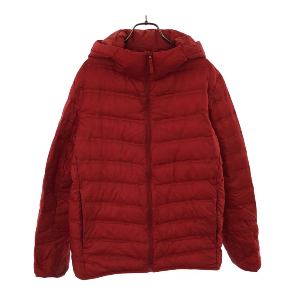 UNIQLO ユニクロ シームレス ダウンジャケット L レッド メンズ