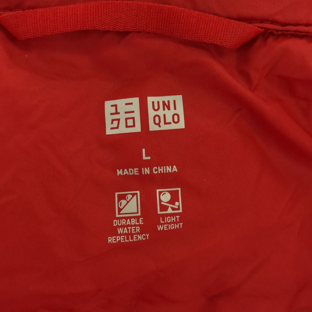 UNIQLO ユニクロ シームレス ダウンジャケット L レッド メンズ
