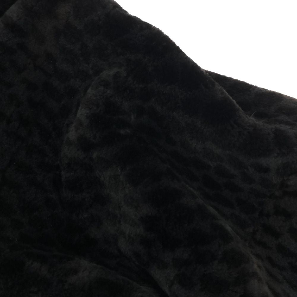 アルティマ 総柄 毛皮コート FREE ブラック Altima レディース