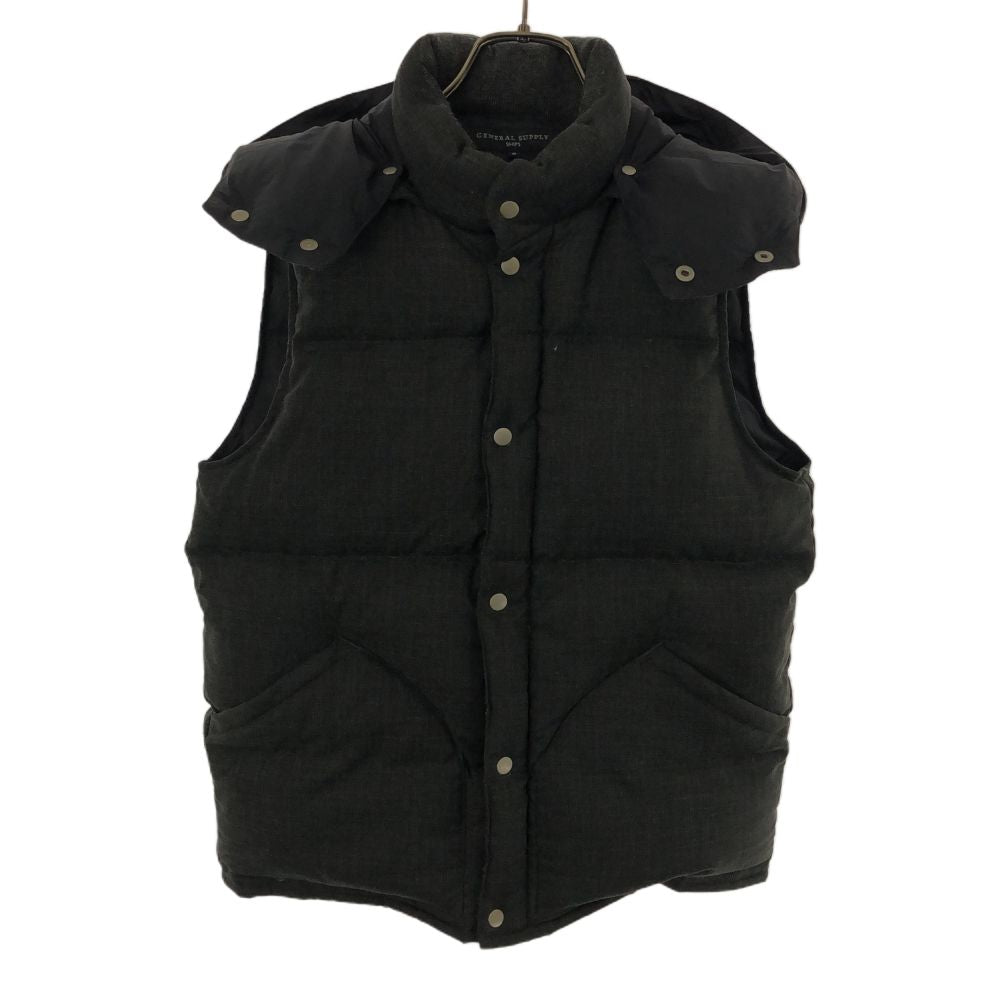 SHIPS シップス ジェネラルサプライ ダウンベスト S グレー GENERALSUPPLY メンズ