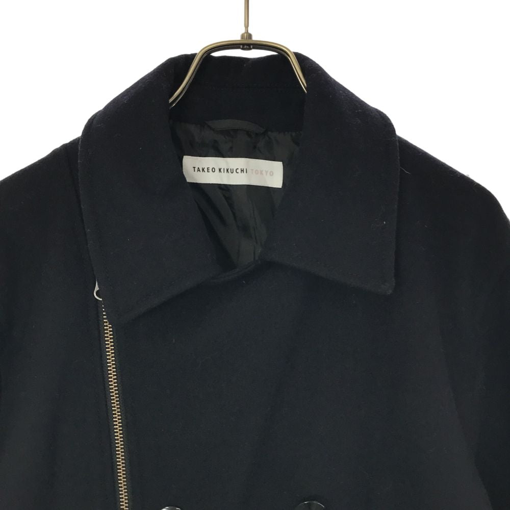 タケオキクチ トウキョウ ピーコート 4 ネイビー TAKEO KIKUCHI TOKYO メンズ