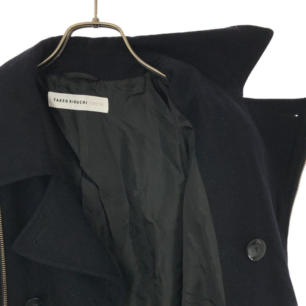 タケオキクチ トウキョウ ピーコート 4 ネイビー TAKEO KIKUCHI TOKYO メンズ