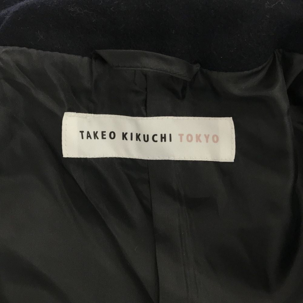 タケオキクチ トウキョウ ピーコート 4 ネイビー TAKEO KIKUCHI TOKYO メンズ