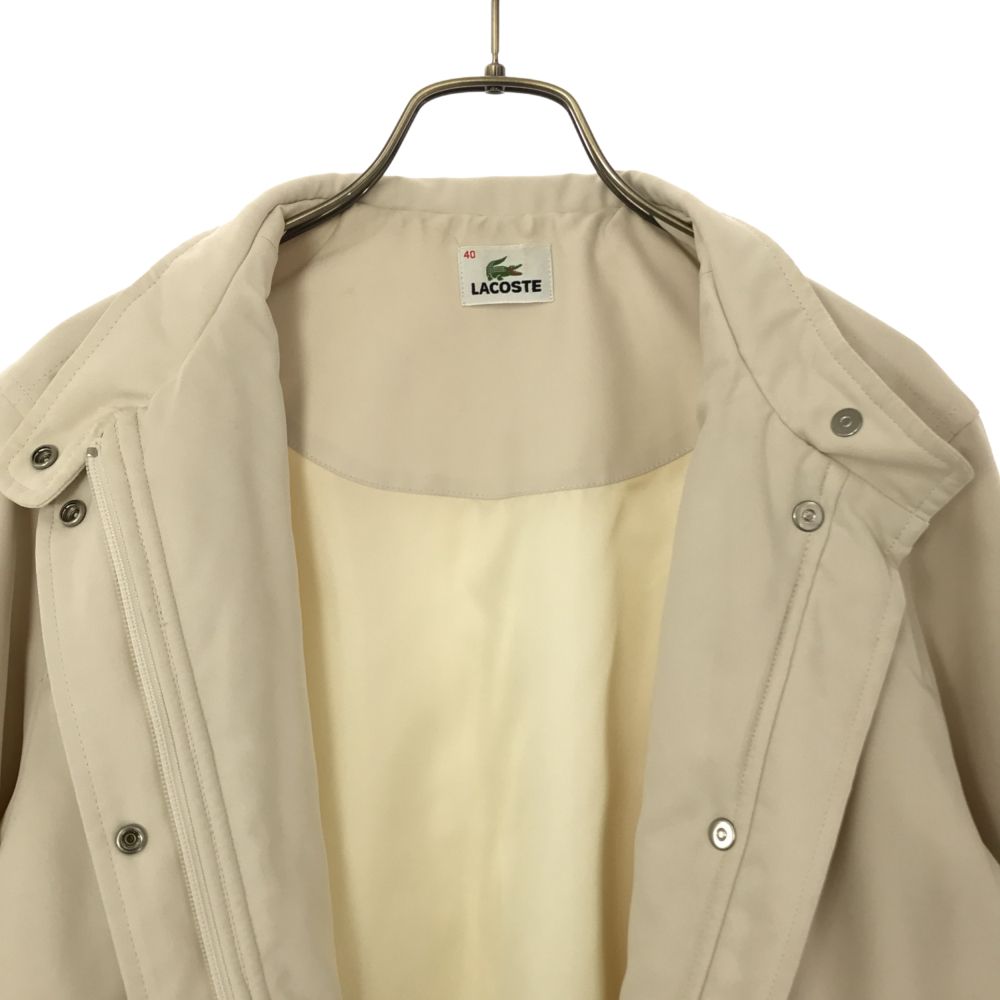 LACOSTE ラコステ 中綿 スタンドカラー ジャケット 40 ベージュ系 レディース