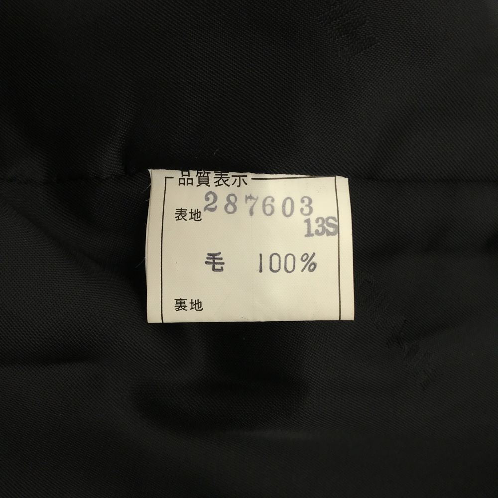 日本製 カシミヤ ウールコート ブラック レディース