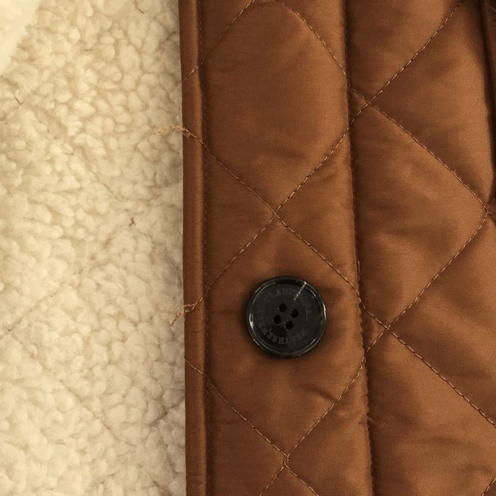 Traditional Weatherwear トラディショナルウェザーウェア 裏ボア キルティングコート 36 ブラウン CUMBERNAULD GLASGOW レディース