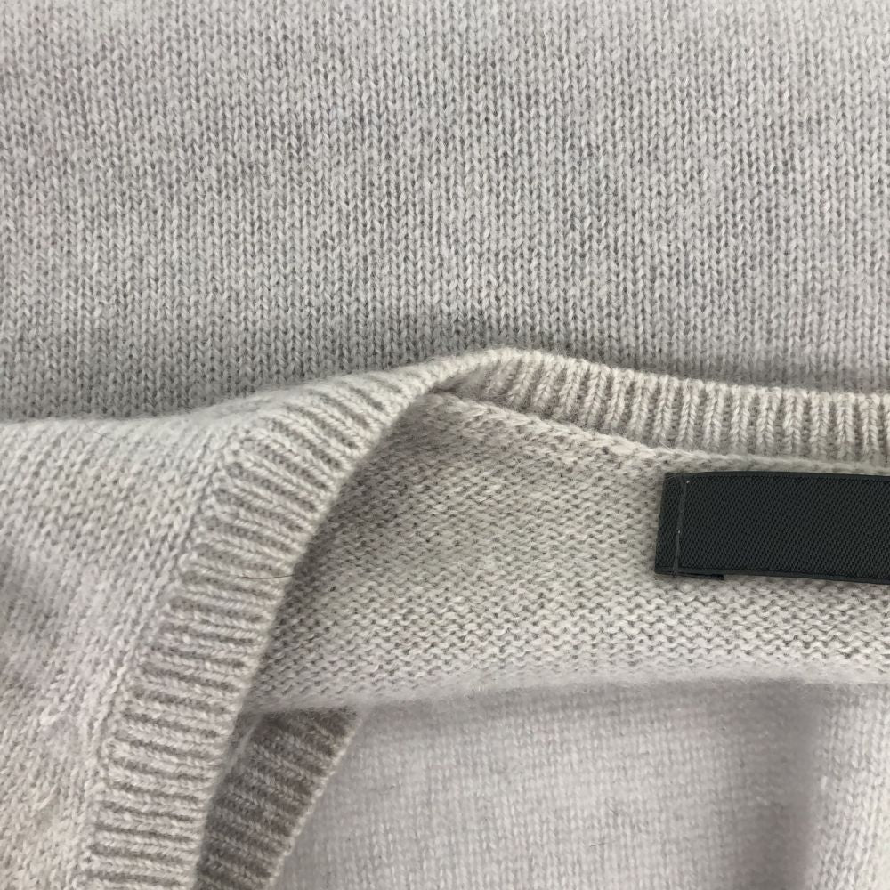 スピックアンドスパン カシミヤ100% 長袖 Vネック セーター 36 グレー系 Spick and Span ニット レディース