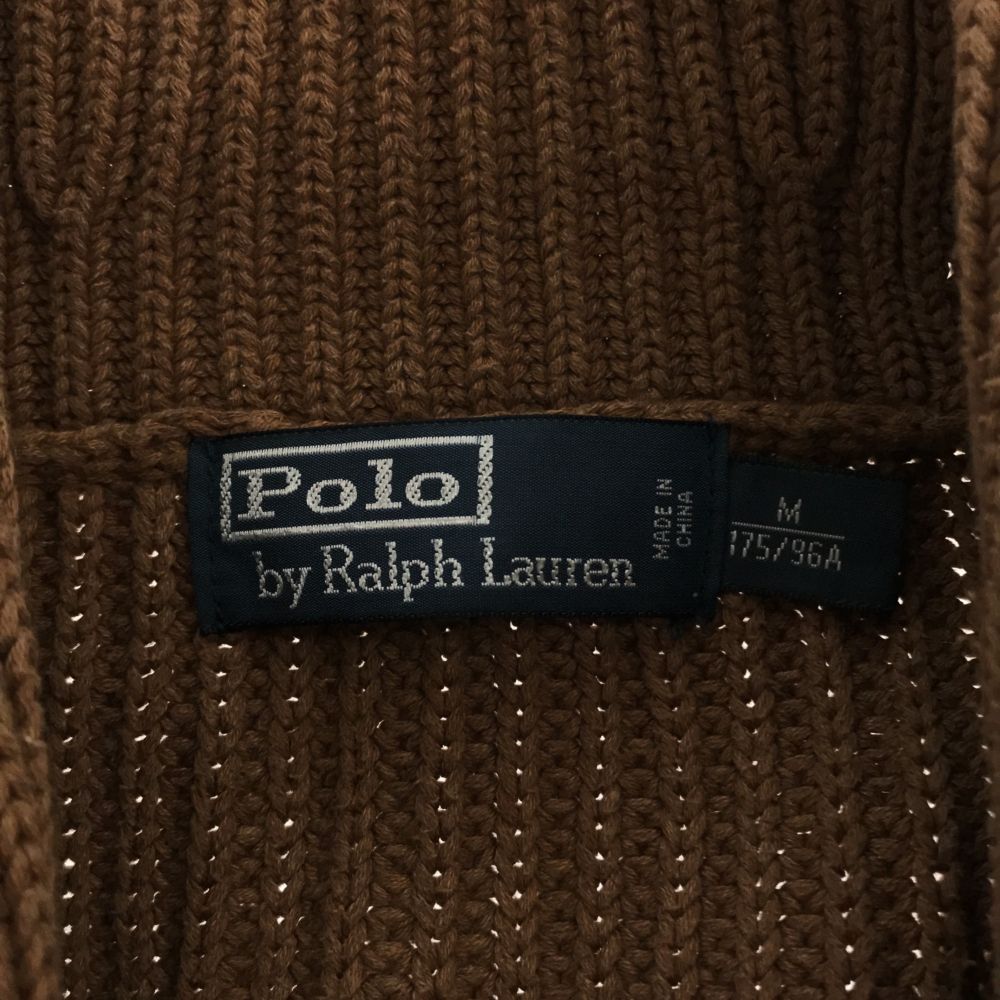 ポロバイラルフローレン 長袖 セーター M ブラウン Polo by Ralph Lauren ニット メンズ