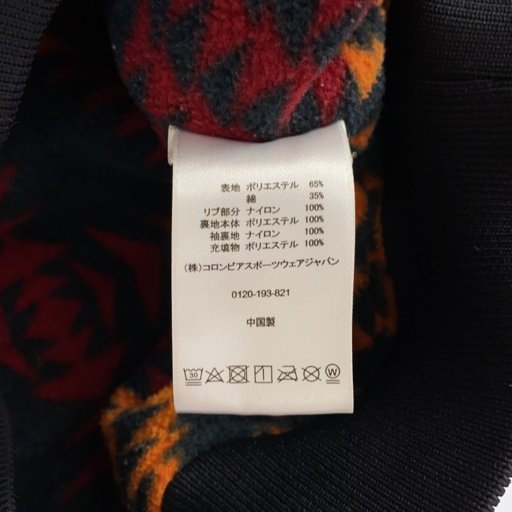 Columbia コロンビア アウトドア 中綿 マウンテンパーカー S カーキ×ブラック 裏フリース メンズ