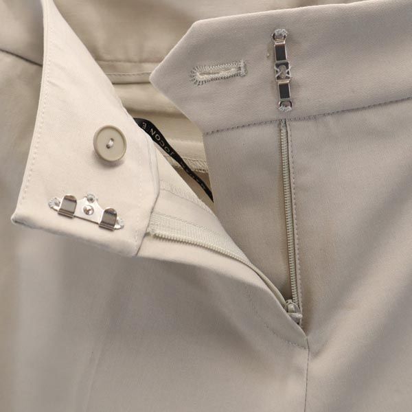 未使用 MADAM JOCONDE マダム ジョコンダ クロップド スラックスパンツ 38 ベージュ タグ付き レディース