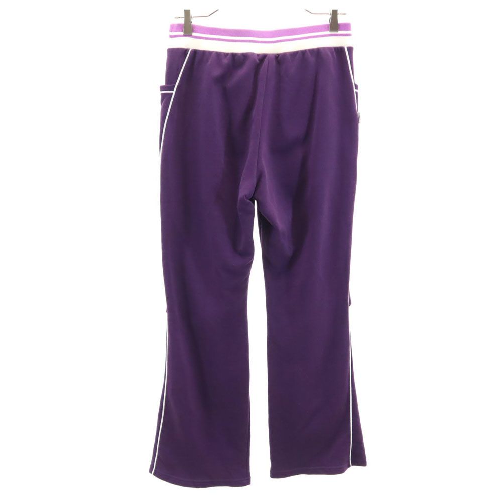 アディダス トレーニング ブーツカット スウェットパンツ L パープル系 adidas レディース