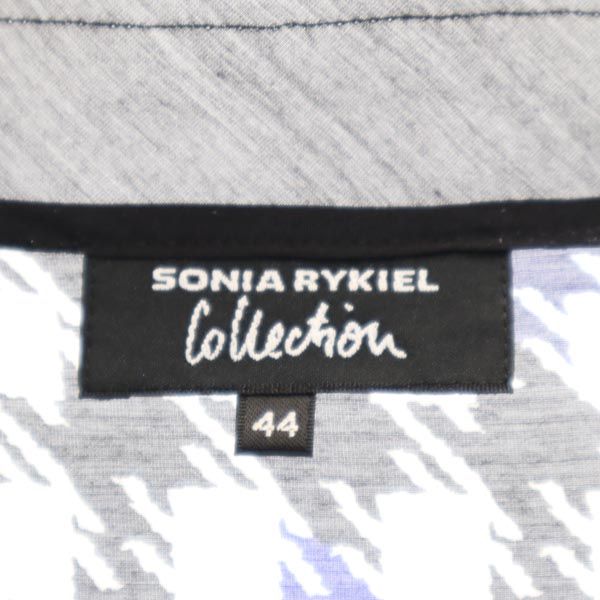 ソニアリキエル 千鳥格子 半袖 ワンピース 44 ブラック系 Sonia Rykiel レディース