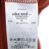 ニコアンド スリッド ノースリーブ スリッド ワンピース 3 オレンジ系 niko and... レディース