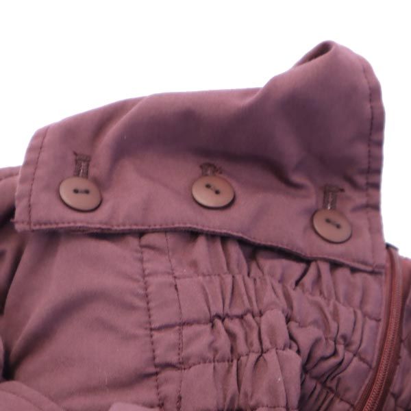 SNIDEL スナイデル リネン ウールブレンド ノースリーブ ワンピース 1 ブラウン系 ジャンパースカート レディース