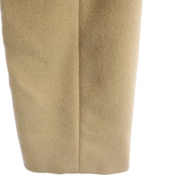 BCBGMAXAZRIA ビーシービージーマックスアズリア ウール ステンカラーコート M ベージュ ファー レディース