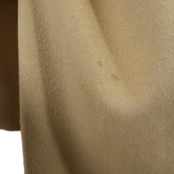 BCBGMAXAZRIA ビーシービージーマックスアズリア ウール ステンカラーコート M ベージュ ファー レディース