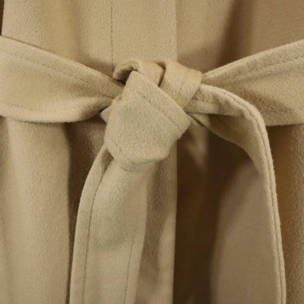 BCBGMAXAZRIA ビーシービージーマックスアズリア ウール ステンカラーコート M ベージュ ファー レディース