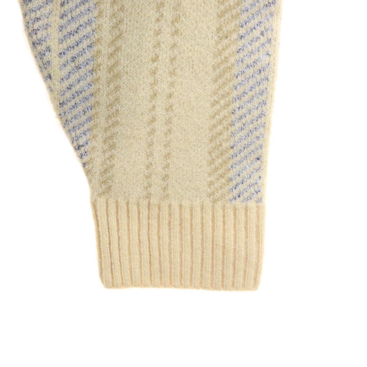 未使用 FIKA 長袖 ニット ロング カーディガン M アイボリー レディース