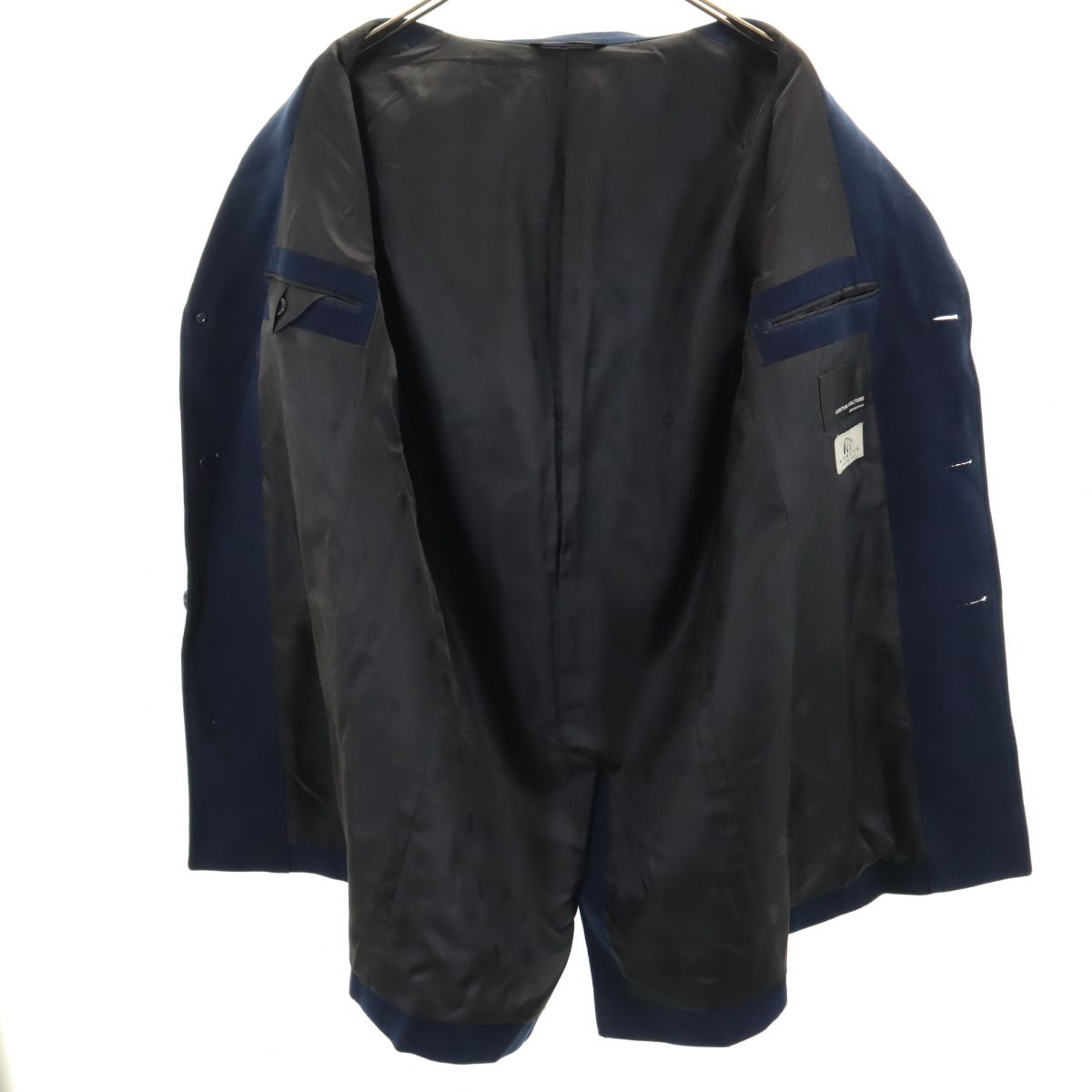 CUSTOM CULTURE カスタムカルチャー 日本製 起毛 コットン チェスターコート 3 ブルー系 メンズ