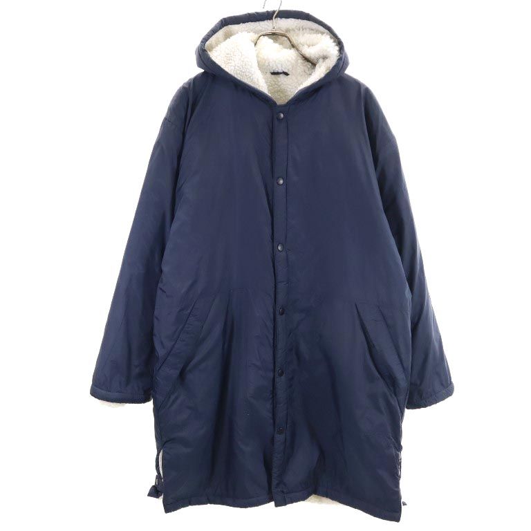 J League Jリーグ 裏ボア ベンチコート ネイビー メンズ