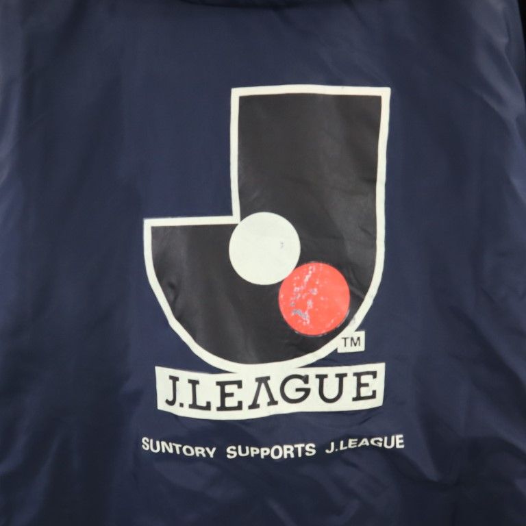J League Jリーグ 裏ボア ベンチコート ネイビー メンズ