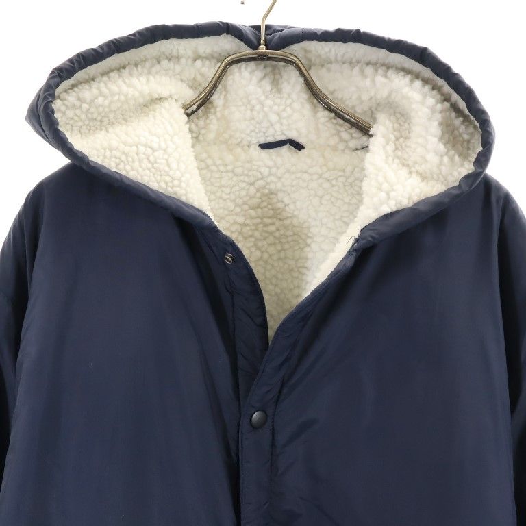 J League Jリーグ 裏ボア ベンチコート ネイビー メンズ