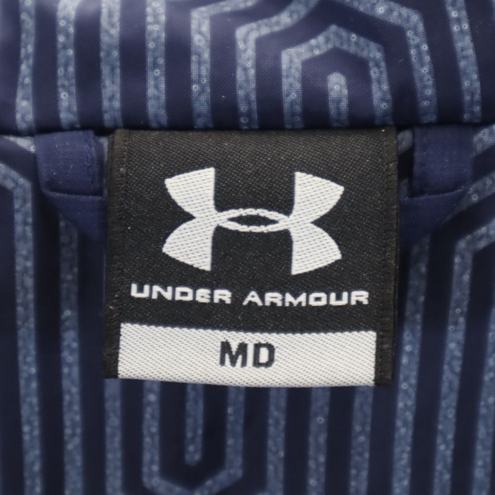 アンダーアーマー COLDGEAR トレーニング 中綿 ベンチコート MD ネイビー UNDER ARMOUR フード メンズ