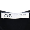 ザラ ノースリーブ ニット ワンピース S ブラック系 ZARA レディース