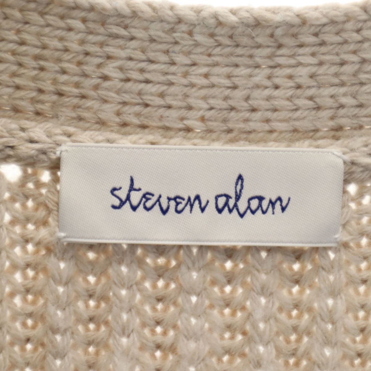 スティーブンアラン ウール 長袖 ニット ロング カーディガン ベージュ系 Steven Alan レディース