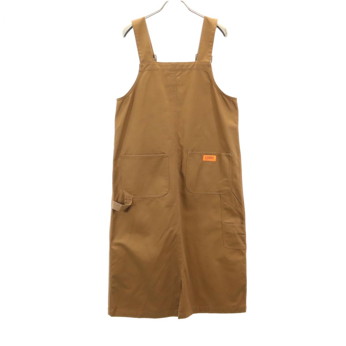 UNIVERSAL OVERALL ユニバーサルオーバーオール ジャンパースカート M ブラウン系 ワンピース レディース