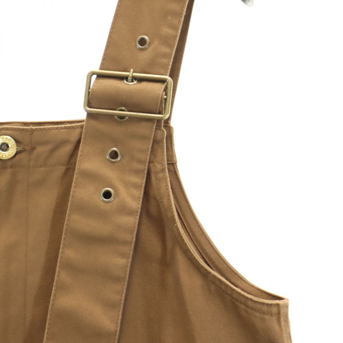 UNIVERSAL OVERALL ユニバーサルオーバーオール ジャンパースカート M ブラウン系 ワンピース レディース