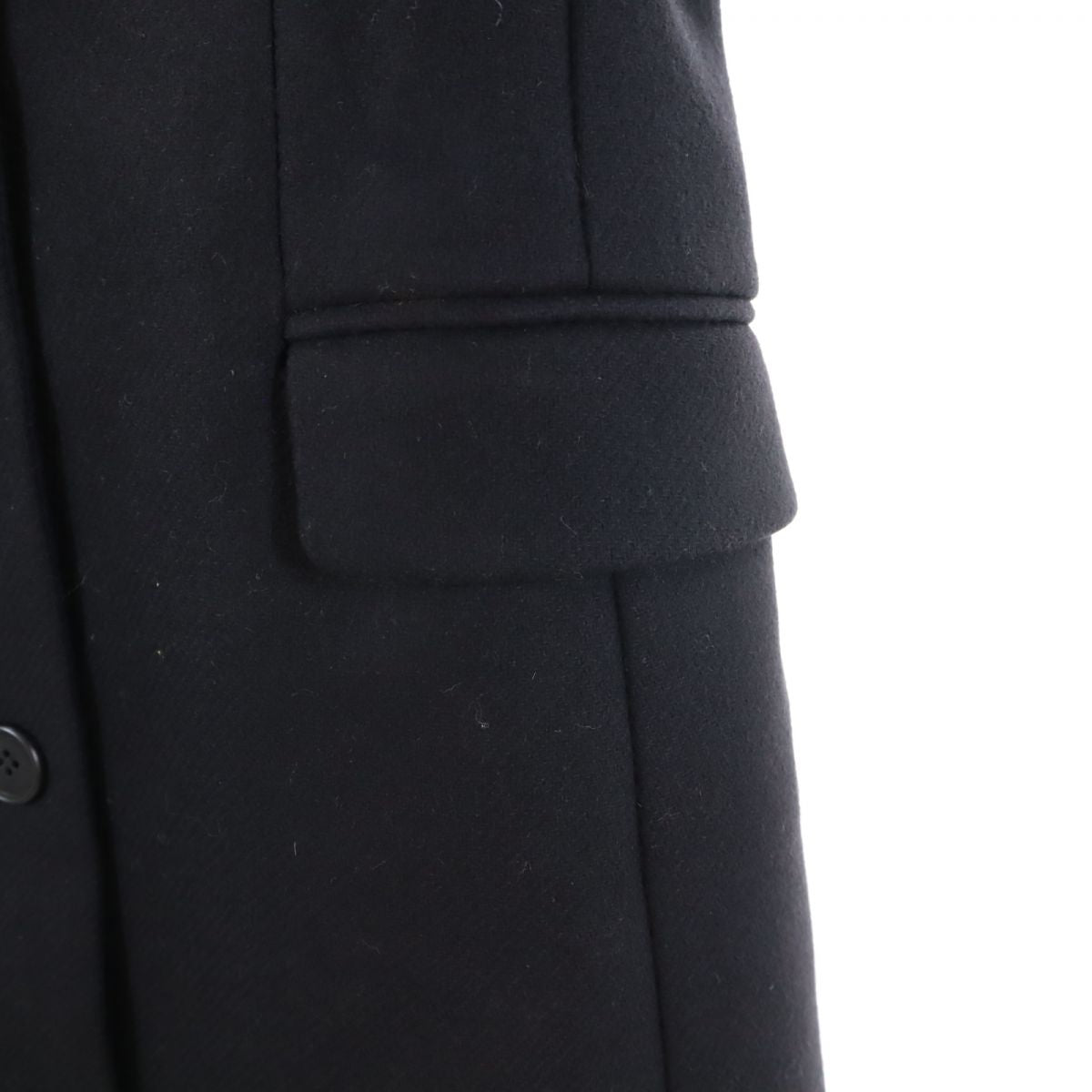 theory セオリー 長袖 ウールコート P ブラック系 レディース