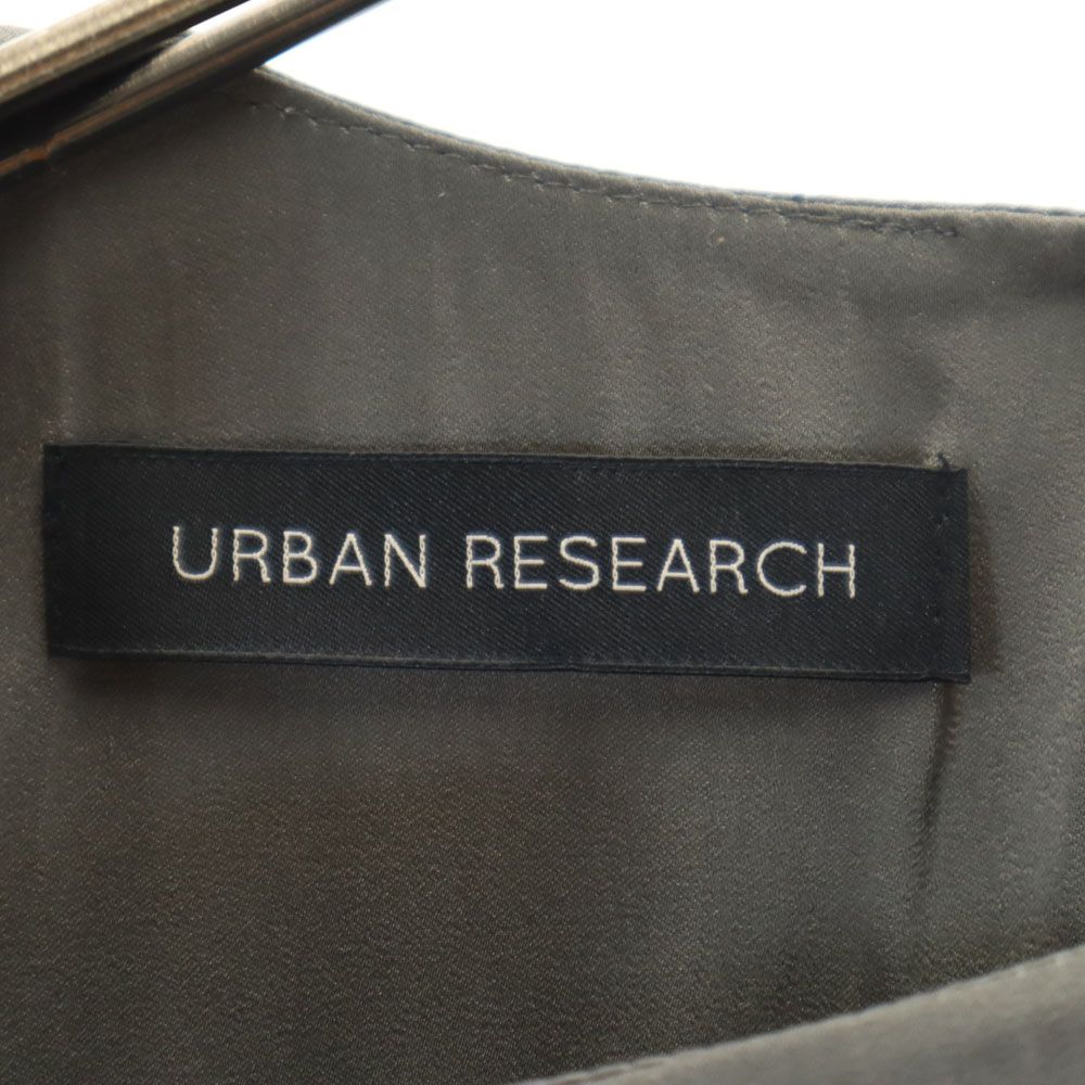 アーバンリサーチ 長袖 プリーツ ロングワンピース F グレー系 URBAN RESEARCH レディース