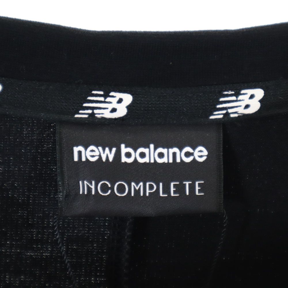 未使用 ニューバランス 5分袖 ロングワンピース M ブラック NEW BALANCE レディース