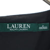 ローレンラルフローレン ノースリーブ 膝丈ワンピース 2 ブラック LAUREN RALPH LAUREN レディース