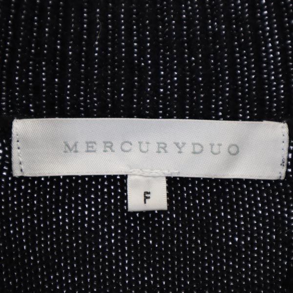 マーキュリーデュオ ニット ワンピース F ブラック MERCURYDUO ハイネック レディース