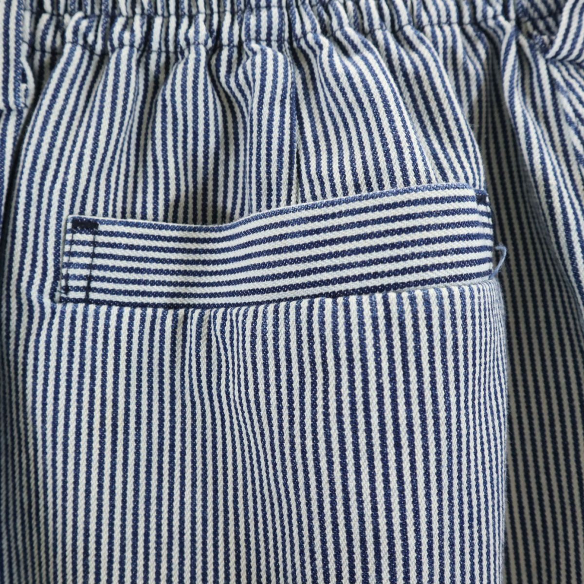 フォークアンドスプーン ヒッコリー ミディ丈 デニムスカート 1 ブルー系 FORK&SPOON レディース