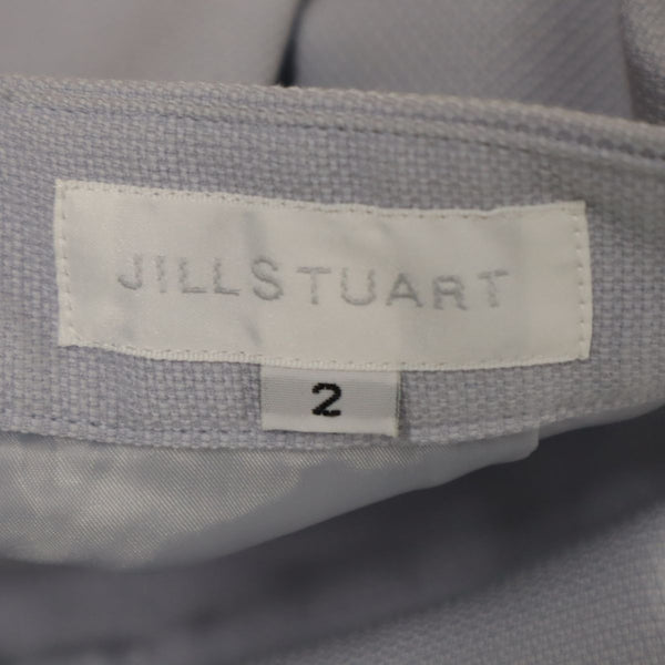 ジルスチュアート ミディ丈 マーメイドスカート 2 ブルー系 JILLSTUART バックジップ レディース