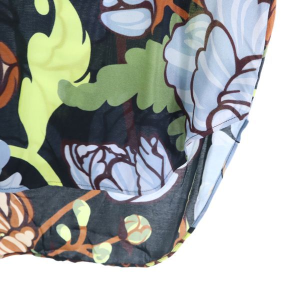 ACNE STUDIOS アクネストゥディオズ 総柄 長袖 シャツ 165/80A 紺 ブラウス レディース