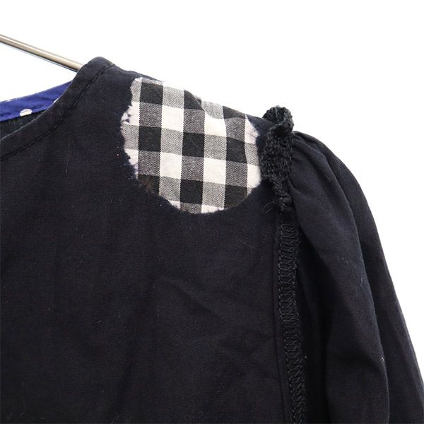 Sonia Rykiel ソニアリキエル ドット ノーカラージャケット 38 ブラック レディース