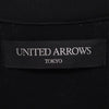 ユナイテッドアローズ 半袖 シアー ワンピース ブラック UNITED ARROWS レディース